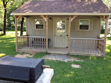 Rustic Cabin Rental on Family-Friendly Campsite near Harrisburg, Pennsylvania - Millmont, Pennsylvania - glamping.directory