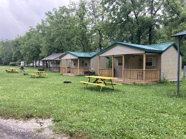 Rustic Cabin Rental on Family-Friendly Campsite near Harrisburg, Pennsylvania - glamping.directory