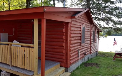 Lakeside Cabin Rental with a Boat Launch near Tomahawk, Wisconsin - Tomahawk, Wisconsin - glamping.directory