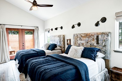 Modern Luxury Rental with Bohemian Decor near Antique Show in Round Top, Texas - Round Top, Texas - glamping.directory