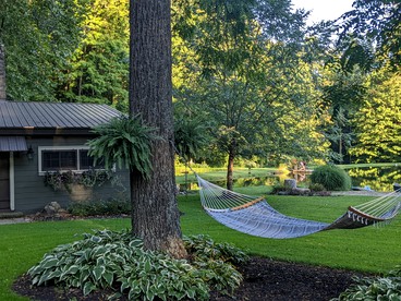 Idyllic Family Cabin with a Private Beach for a Getaway from Akron, Ohio - glamping.directory