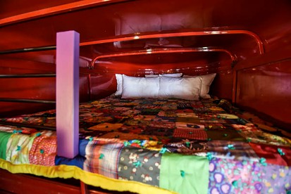Retro Converted Container for the Best Glamping in North Carolina - Waynesville, North Carolina - glamping.directory