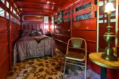 Retro Converted Container for the Best Glamping in North Carolina - Waynesville, North Carolina - glamping.directory
