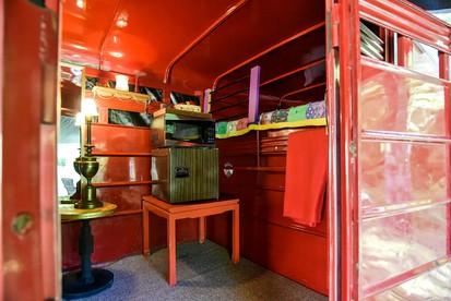 Retro Converted Container for the Best Glamping in North Carolina - Waynesville, North Carolina - glamping.directory