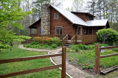 Spacious Mountain Cabin Rental with Wood Stoves near Hendersonville, North Carolina - glamping.directory