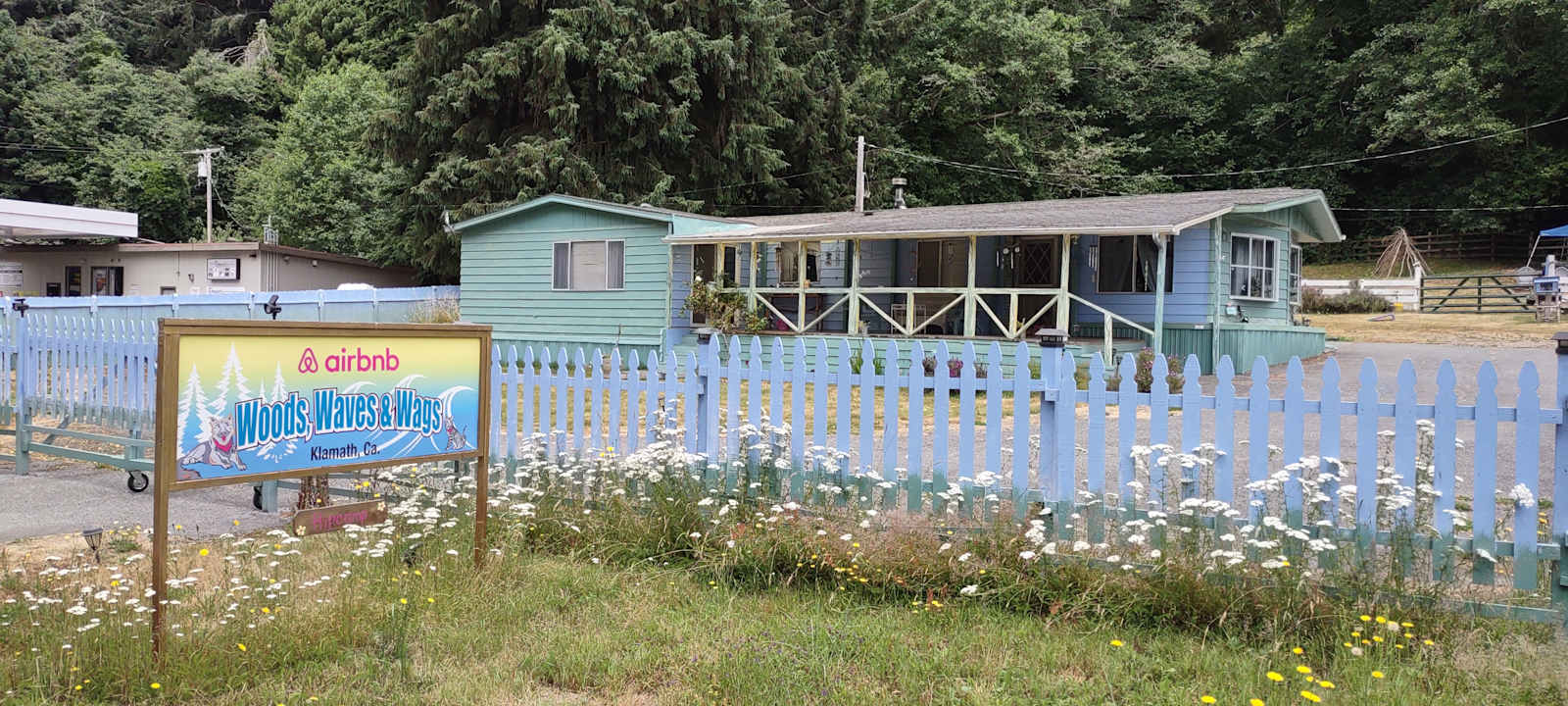 Woods, Waves & Wags/Hipcamp - Klamath, California - glamping.directory