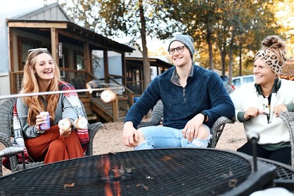 Luxury Tented Cabin Retreat - Fun Glamping Vacation by the Water for the Whole Family in Seguin, Texas - Seguin, Texas - glamping.directory