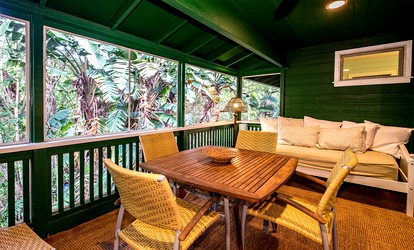 Colorful Elevated Cabin with Wi-Fi near Anini Beach, Kauai, Hawaii - Wainiha, Hawaii - glamping.directory