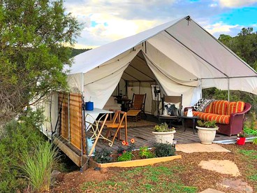 Pet-Friendly and Gorgeous Safari Tent for a Glamping Getaway near White River National Forest, Colorado - glamping.directory
