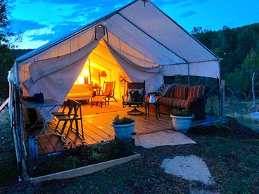 Pet-Friendly and Gorgeous Safari Tent for a Glamping Getaway near White River National Forest, Colorado - Carbondale, Colorado - glamping.directory