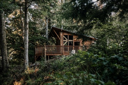 Wheelchair Accessible Log Cabin near Lake Crescent in Forks, Washington, Perfect for a Weekend of Relaxation - glamping.directory