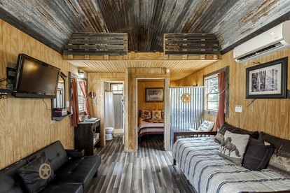 Rustic Hill Country Cabin with Milky Way Stargazing & Wildlife Views near Mountain Home, TX - Mountain Home, Texas - glamping.directory