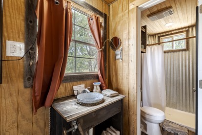 Rustic Hill Country Cabin with Milky Way Stargazing & Wildlife Views near Mountain Home, TX - Mountain Home, Texas - glamping.directory