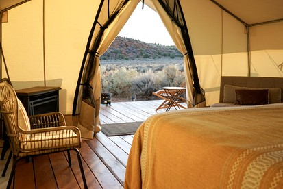 Romantic Safari Tent Glamping in Kanab, Utah: Unforgettable Getaway for Two - Kanab, Utah - glamping.directory