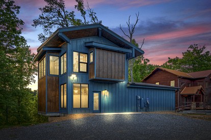Stunning Luxury Cabin with Unique Furnishings, Indoor Pool, and Game Room in Gatlinburg, Tennessee - glamping.directory