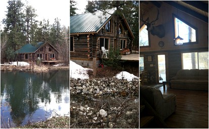 Deluxe Riverfront Cabin Rental near Taos Ski Valley in Questa, New Mexico - Questa, New Mexico - glamping.directory