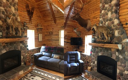 Rustic Log Cabin on the Upper Peninsula in Blaney Park, Michigan - Blaney Park, Michigan - glamping.directory