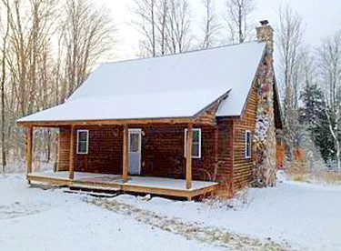 Rustic Log Cabin on the Upper Peninsula in Blaney Park, Michigan - glamping.directory