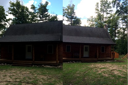 Rustic Log Cabin on the Upper Peninsula in Blaney Park, Michigan - Blaney Park, Michigan - glamping.directory