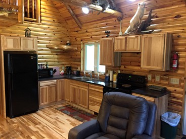Rustic Log Cabin on the Upper Peninsula in Blaney Park, Michigan - Blaney Park, Michigan - glamping.directory