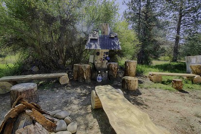 Secluded Riverfront Tipi Retreat Surrounded by Pines in Garden Valley Idaho - Garden Valley, Idaho - glamping.directory