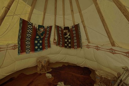 Secluded Riverfront Tipi Retreat Surrounded by Pines in Garden Valley Idaho - Garden Valley, Idaho - glamping.directory