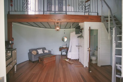 Converted Grain Silo for Unique Glamping Accommodation in Alvin, Illinois - Alvin, Illinois - glamping.directory