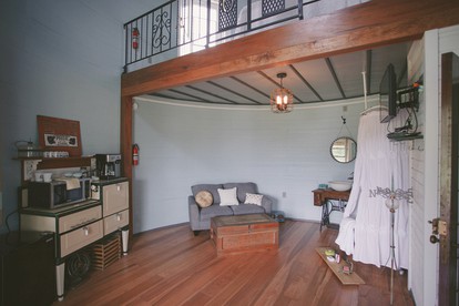 Converted Grain Silo for Unique Glamping Accommodation in Alvin, Illinois - Alvin, Illinois - glamping.directory