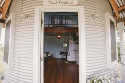 Converted Grain Silo for Unique Glamping Accommodation in Alvin, Illinois - Alvin, Illinois - glamping.directory