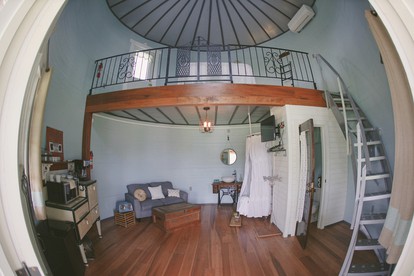 Converted Grain Silo for Unique Glamping Accommodation in Alvin, Illinois - Alvin, Illinois - glamping.directory