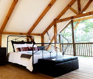 Lake View Glamping Tent with Forest Views in Bostic, North Carolina - Rutherfordton, North Carolina - glamping.directory