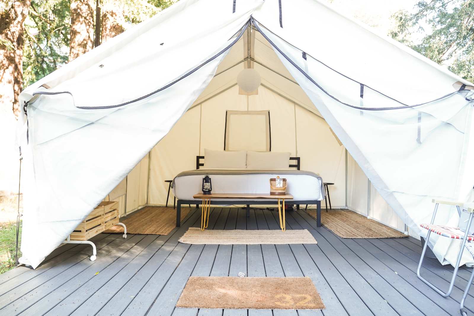 Coyote Camp Scout Tents - Guerneville, California - glamping.directory