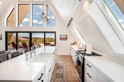 Experience Pure Glamping on this A-frame Placed in the Middle of the Desert in Wayne County, Utah - Wayne County, Utah - glamping.directory
