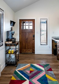 Colorful, Wheelchair Accessible Cabin for Two in Waco, Texas - Elm Mott, Texas - glamping.directory