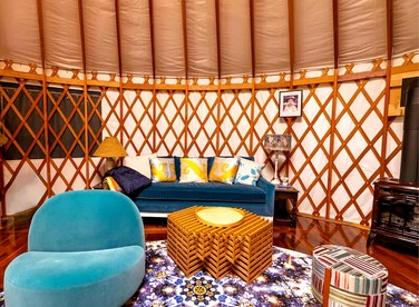 Romantic Luxury Yurt with Private Beach & Steam Shower near Friendship, Maine - Friendship, Maine - glamping.directory