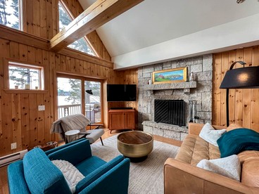 Awesome Secluded Cabin with Fire Pit and Lake Access in Fryeburg, Maine - Fryeburg, Maine - glamping.directory