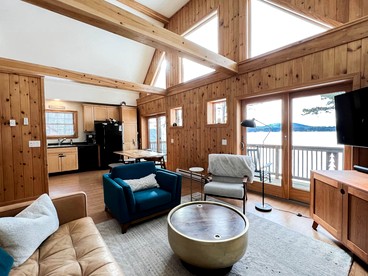 Awesome Secluded Cabin with Fire Pit and Lake Access in Fryeburg, Maine - Fryeburg, Maine - glamping.directory