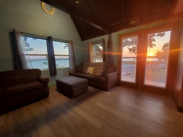 Charming Lakeside Cabin with Fire Pit & Private Dock Near Lake Cisco, Cisco, TX - Cisco, Texas - glamping.directory