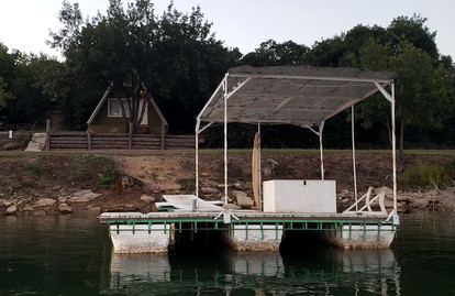 Charming Lakeside Cabin with Fire Pit & Private Dock Near Lake Cisco, Cisco, TX - Cisco, Texas - glamping.directory