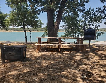 Charming Lakeside Cabin with Fire Pit & Private Dock Near Lake Cisco, Cisco, TX - Cisco, Texas - glamping.directory