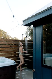 Cozy Tiny Cabin with Hot Tub near Fall Creek Falls for a Peaceful Romantic Escape in Tennessee - Pikeville, Tennessee - glamping.directory