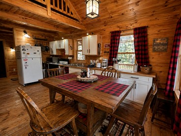 Rustic-Chic Cabin Getaway with Trails, Stream & Peaceful Setting in Shirley, Maine - Shirley, Maine - glamping.directory