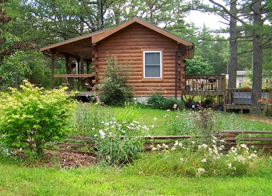 Romantic Cabin Rental for Two with a Private Hot Tub near St. Louis, Missouri - Steelville, Missouri - glamping.directory