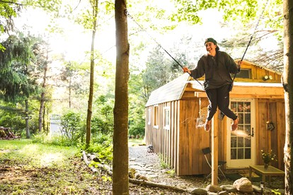 Charming Cabin Rental for a Relaxing Getaway in White Sulphur Springs, New York - Livingston Manor, New York - glamping.directory
