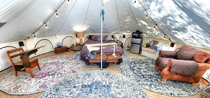 Island Waterfront Glamping in Brantingham, NY - Brantingham, New York - glamping.directory