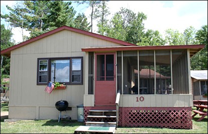 Lakeside Cabin Rental for a Summer Vacation in Merrifield, Minnesota - Merrifield, Minnesota - glamping.directory