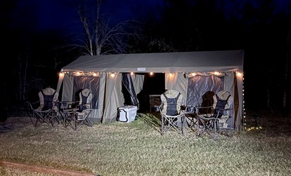 Serene and Comfy Two Chalet Tents Perfect to Reconnect with Nature in Petty, Texas - Petty, Texas - glamping.directory