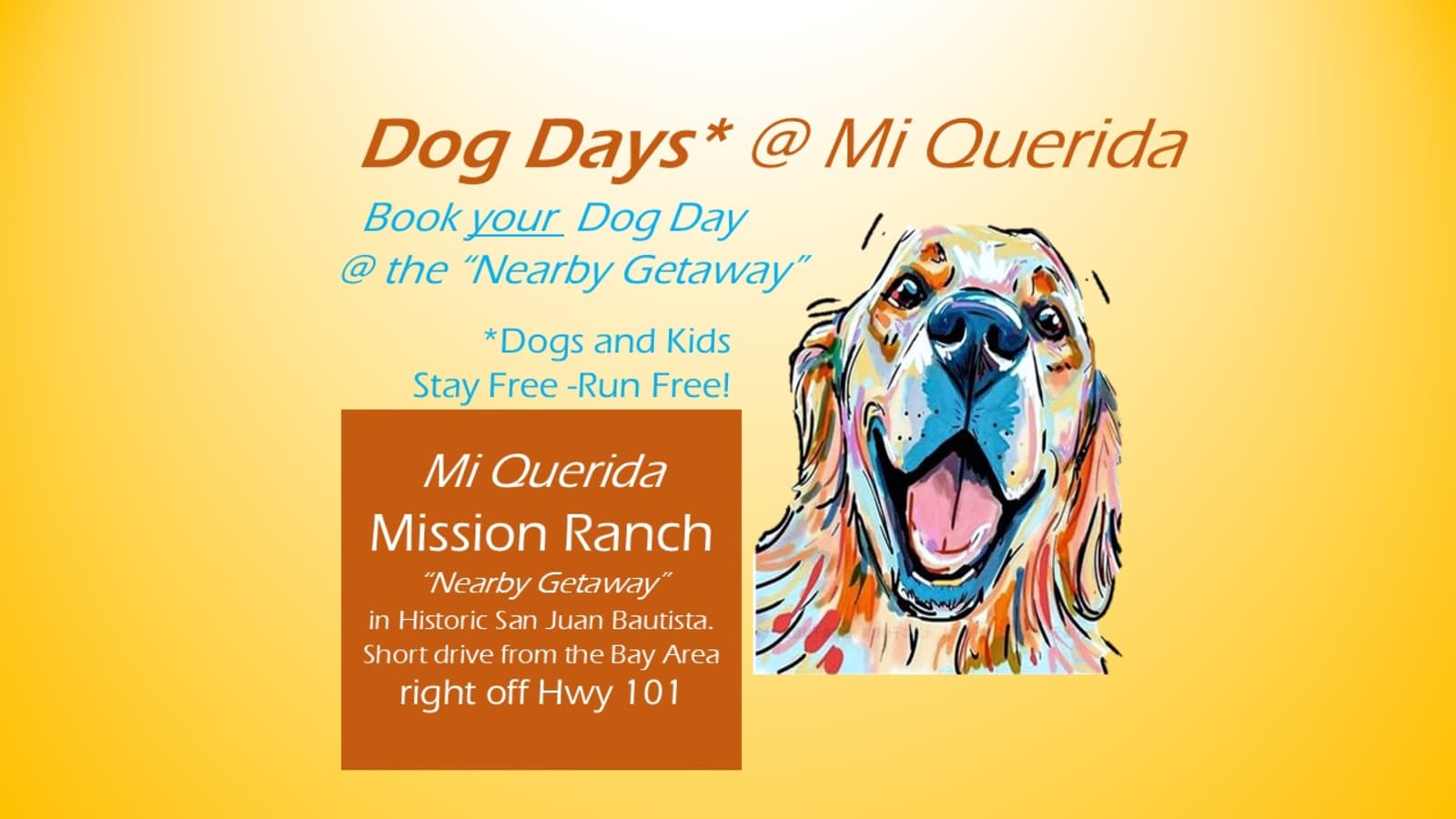 Nearby Getaway -Dogs Welcome! - San Juan Bautista, California - glamping.directory