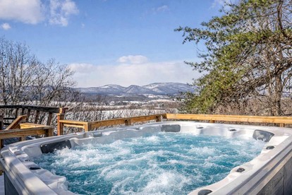 Modern Mountain Cabin with Hot Tub and Game Room Near Moorefield, West Virginia - Moorefield, West Virginia - glamping.directory