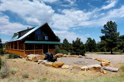 Picturesque Cabin with Barbecue and Fire Pit in Monticello, Utah - glamping.directory